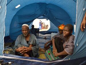 Burkina Faso. Malian refugees relocated from unsafe northern areas to Sahel
