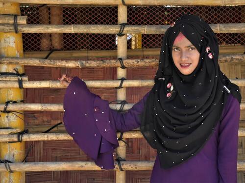 Bangladesh. 3 year mark of the Rohingya refugee influx in Cox's Bazar, Bangladesh.