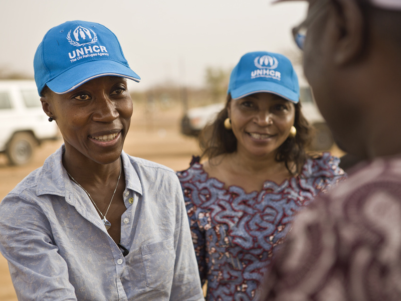 Burkina Faso / Rokia Traore in Goudoubo Refugee camp