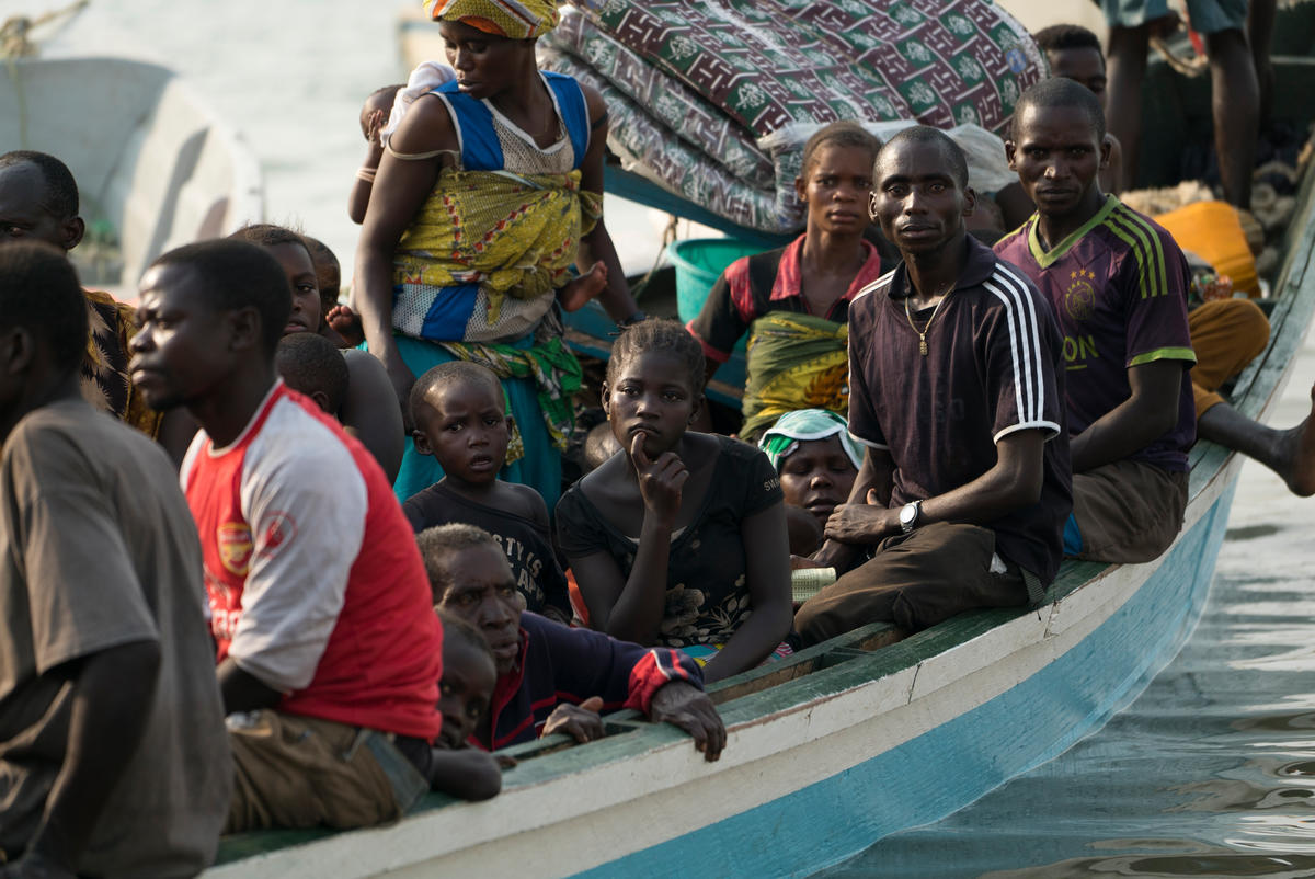 Uganda. Newly displaced Congolese refugees in Sebagoro UNHCR emergency centre