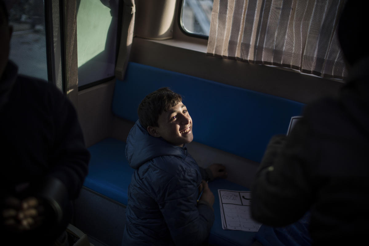 Lebanon. The Fun Bus: fight against child labor