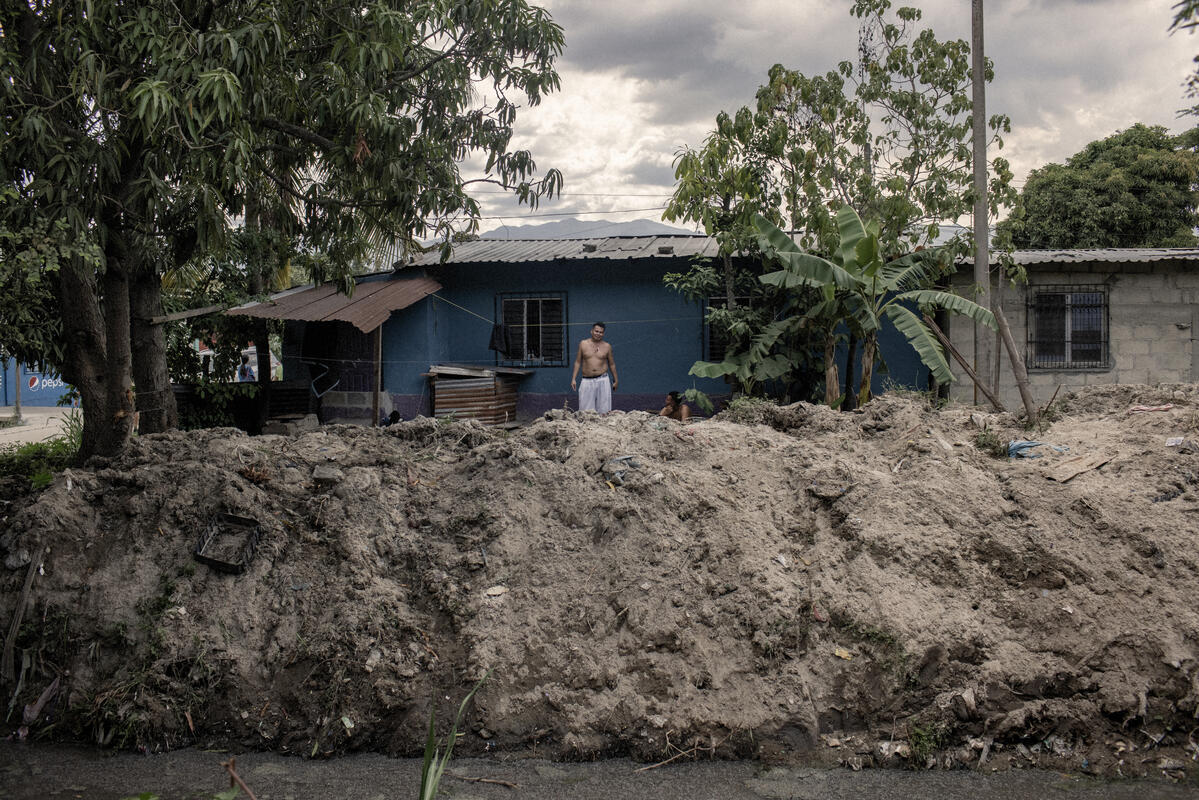 The San Pedro Sula neighbourhood of Choloma was among the hardest-hit by Hurricanes Eta and Iota, which struck in Novmber, 2021.