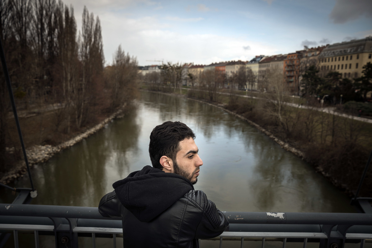 Austria. Refugees long for reunion with loved ones left behind.