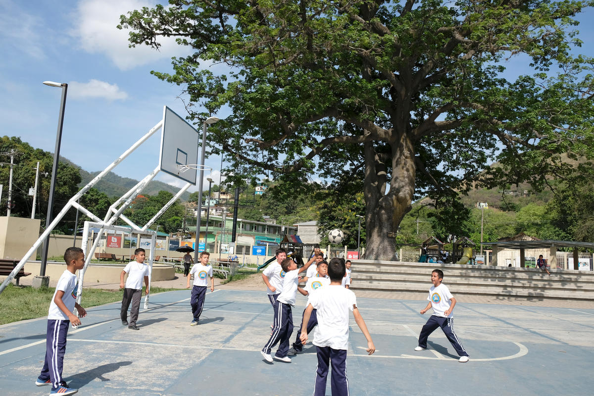 Honduras. Visit to Santisima Trinidad of Chamelecón parish in San Pedro Sula