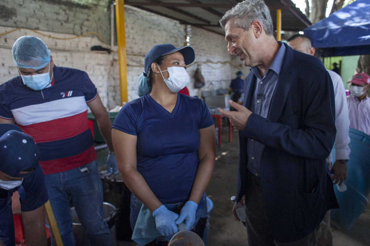 Colombia.Mission to Venezuela situation. The High Commissioner Filippo Grandi visits the colombian city of Cúcuta, on the border with Venezuela