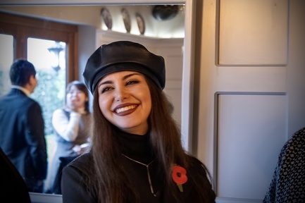 Hala Haj Taleb smiles for the camera