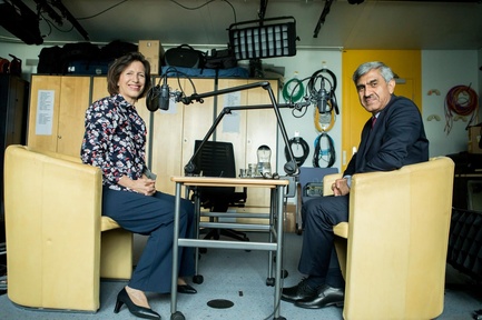 Switzerland. Melissa Fleming's podcast interview with Sajjad Malik.