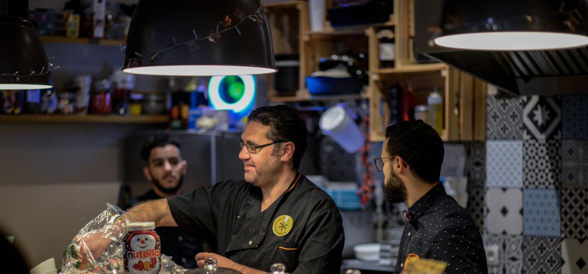 France. Refugee Food Festival in Strasbourg