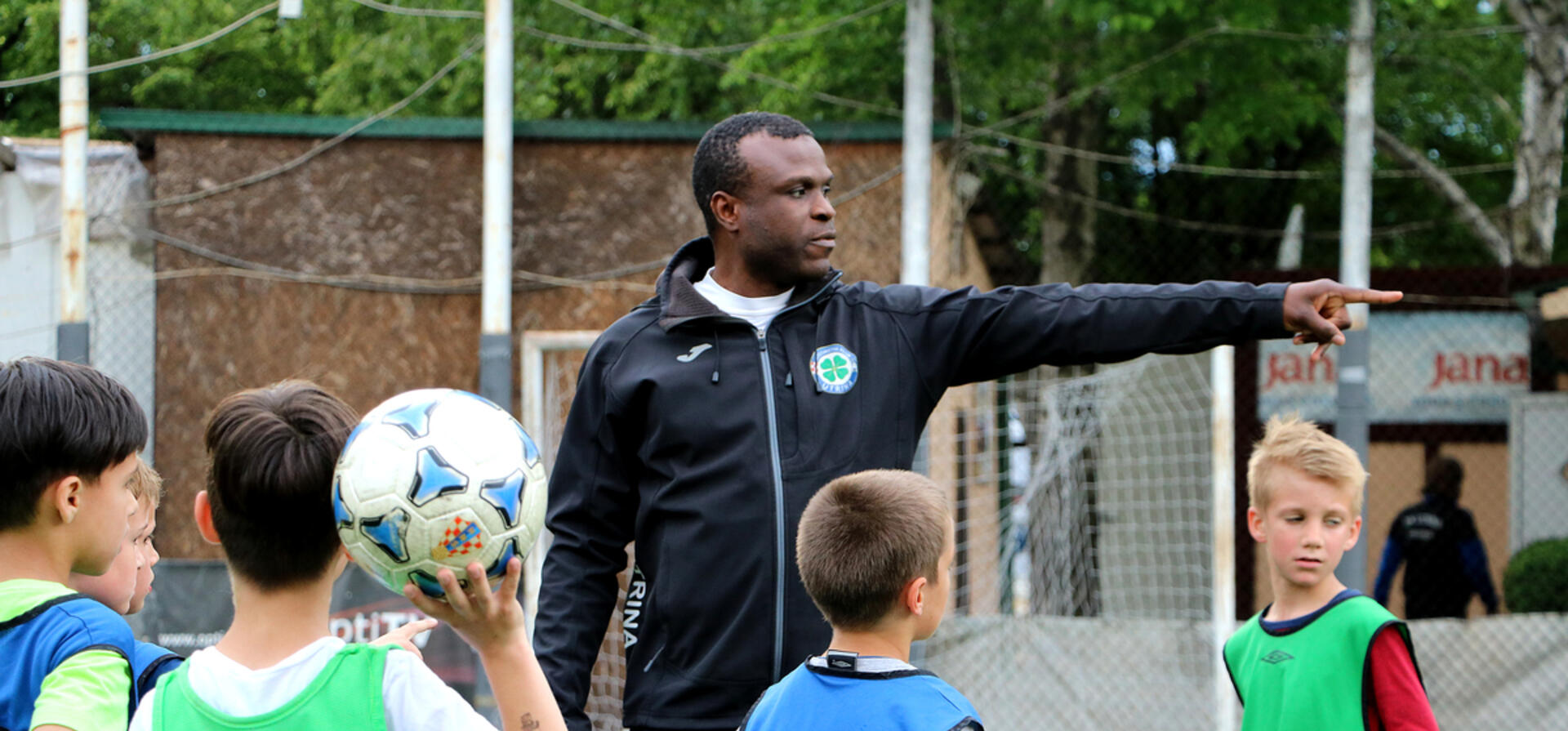 Croatia. Celestine Olisa, Nigerian refugee in Zagreb, Croatia in April, 2017.