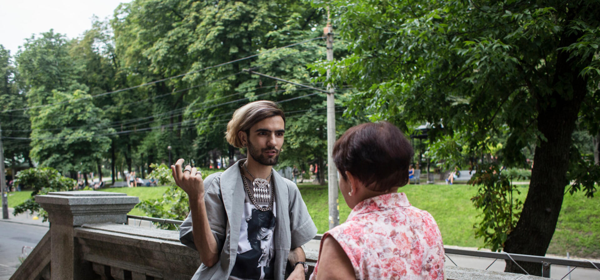 Ukraine. LGBTQ people from Donetsk and Luhansk areas who moved to Kyiv