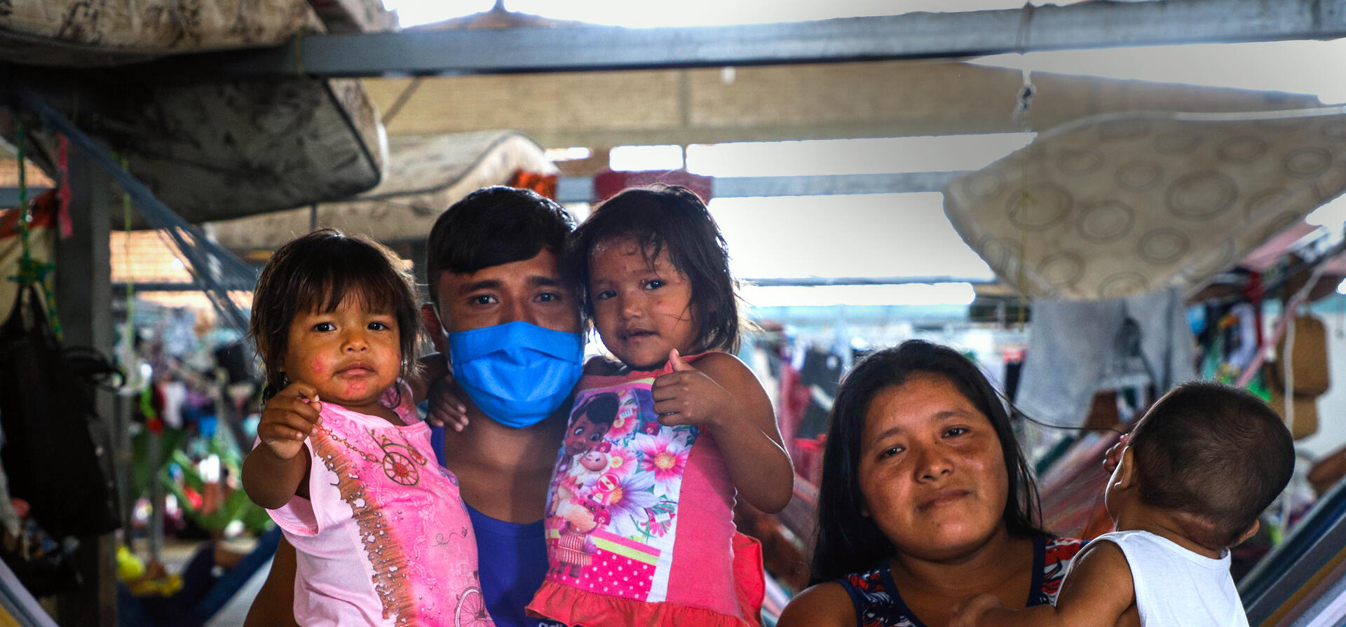 Brazil. Indigenous Warao mother recovers from coronavirus.