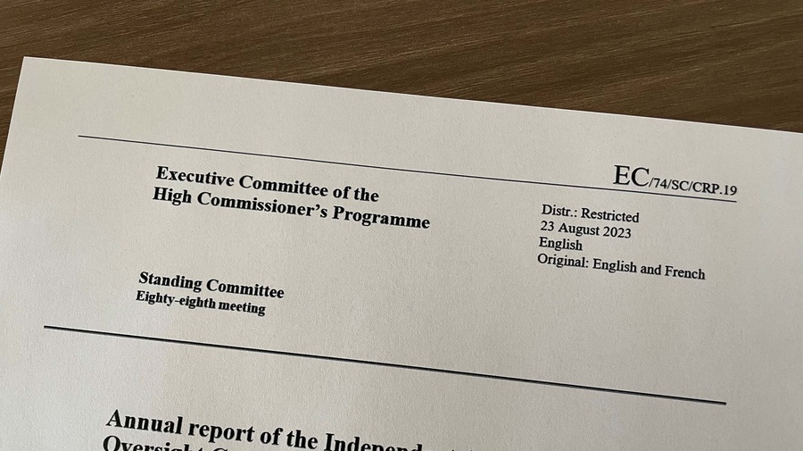 Snippet of the Independent Audit and Oversight Committee's annual report for 2022-2023