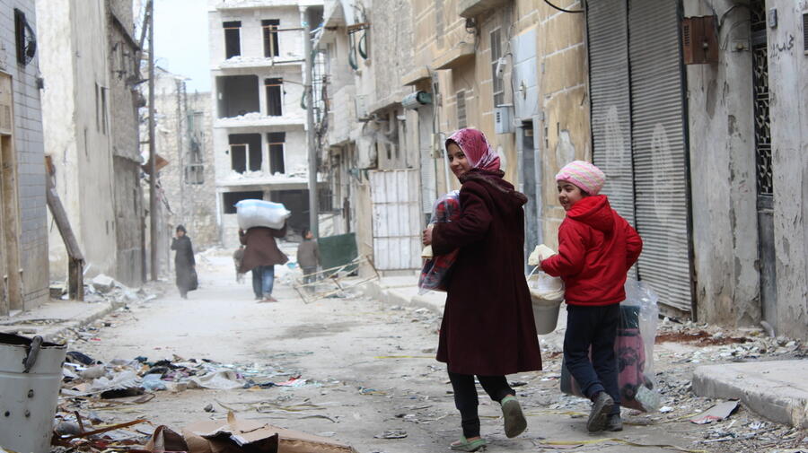 Syria. Emergency aid reaches East Aleppo