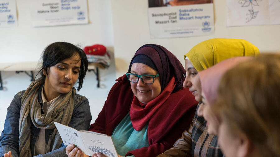 Turkey. Syrian refugees join women's solidarity group in Istanbul
