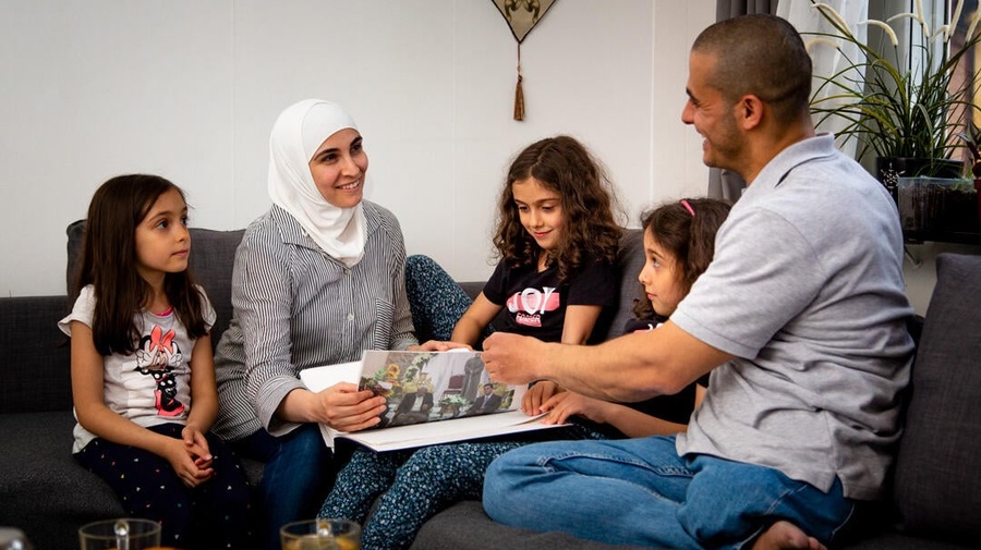 Sweden. Resettlement provides lifeline for Syrian family