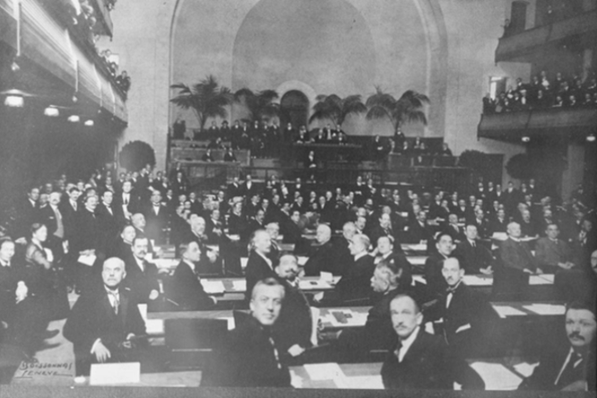 Zusammenkunft des Völkerbunds