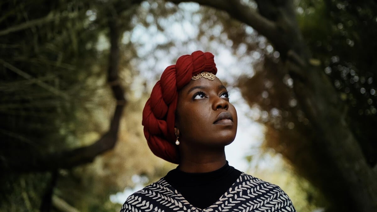 Jordan. UNHCR Goodwill Ambassador Emtithal (Emi) Mahmoud in Azraq Wetlands in Jordan ahead of attending COP26
