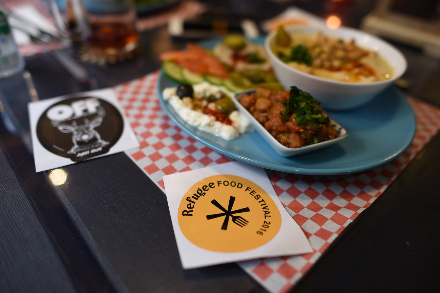 France. Refugee Food Festival in Strasbourg