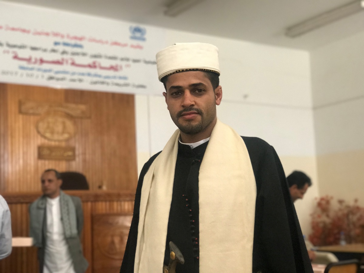 Yemen. In a war zone, students learn refugee law
