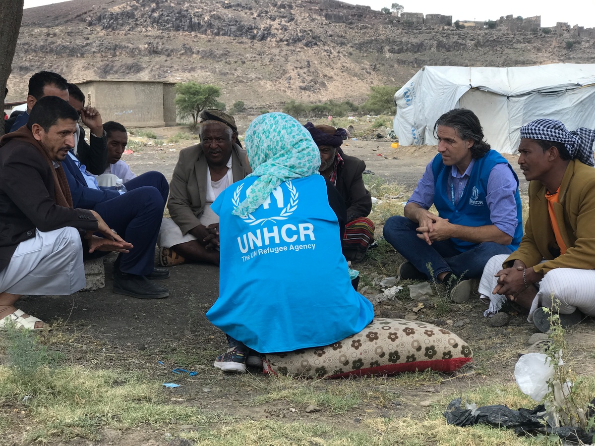 Yemen. UNHCR assistance for IDPs.