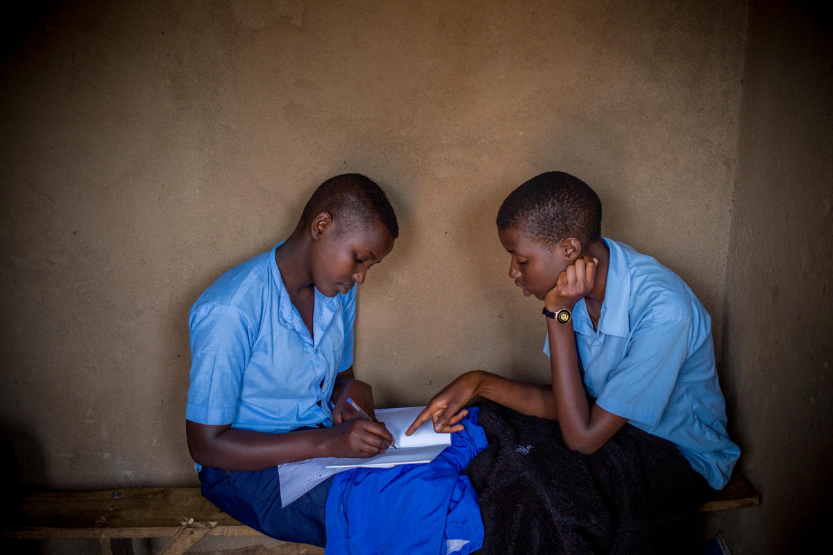 Rwanda. The school striving to give Burundian girls an education