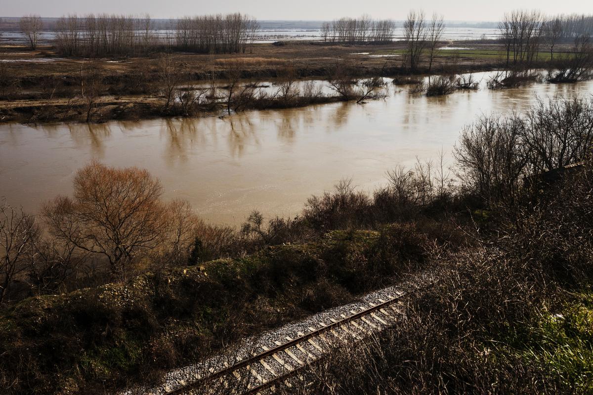 Greece. A family fleeing Syria loses a child, after crossing the river Evros from Turkey in to Greece, and finds support amongst the local community