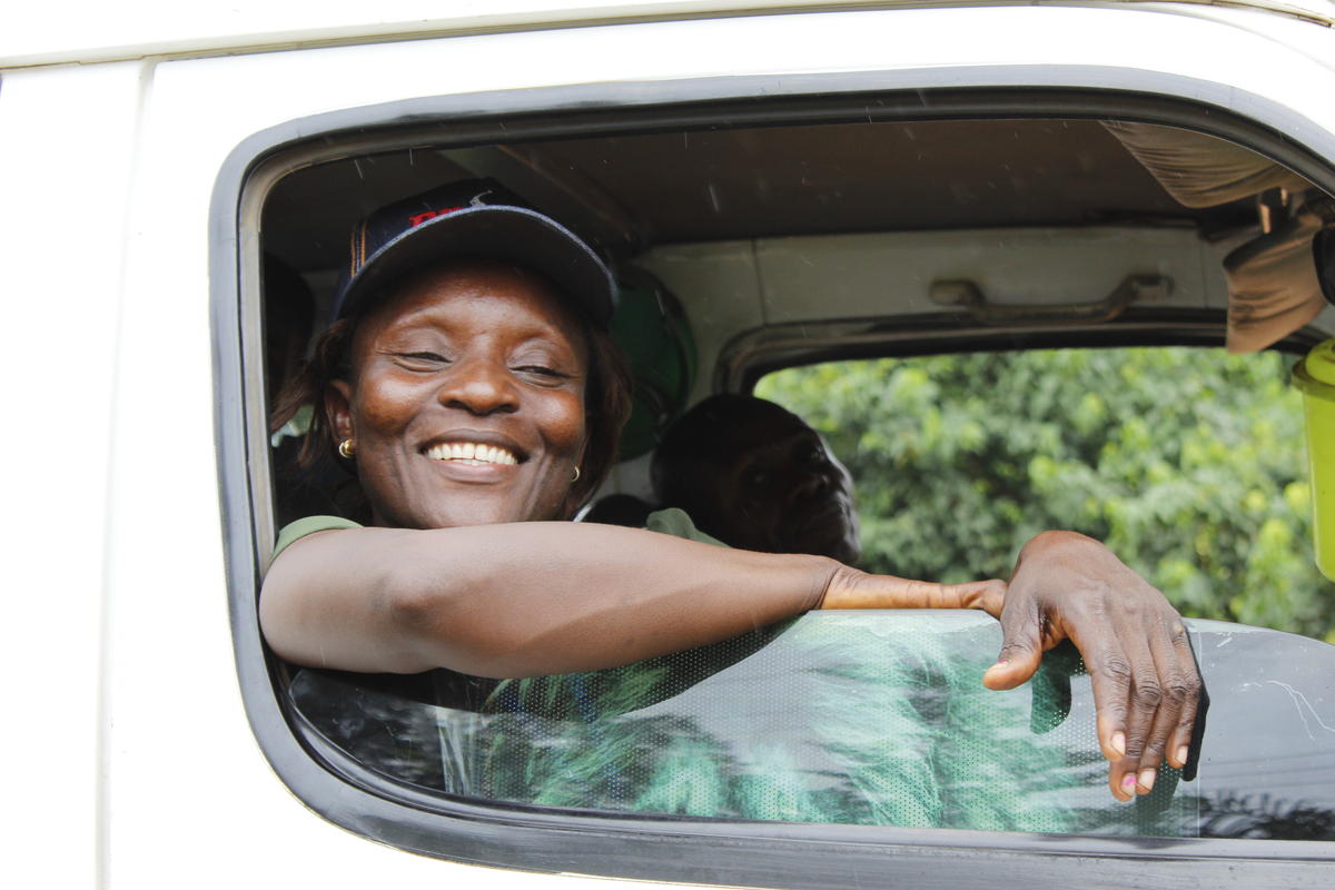 Nigeria. Cameroonian refugees relocated to Adagom settlement