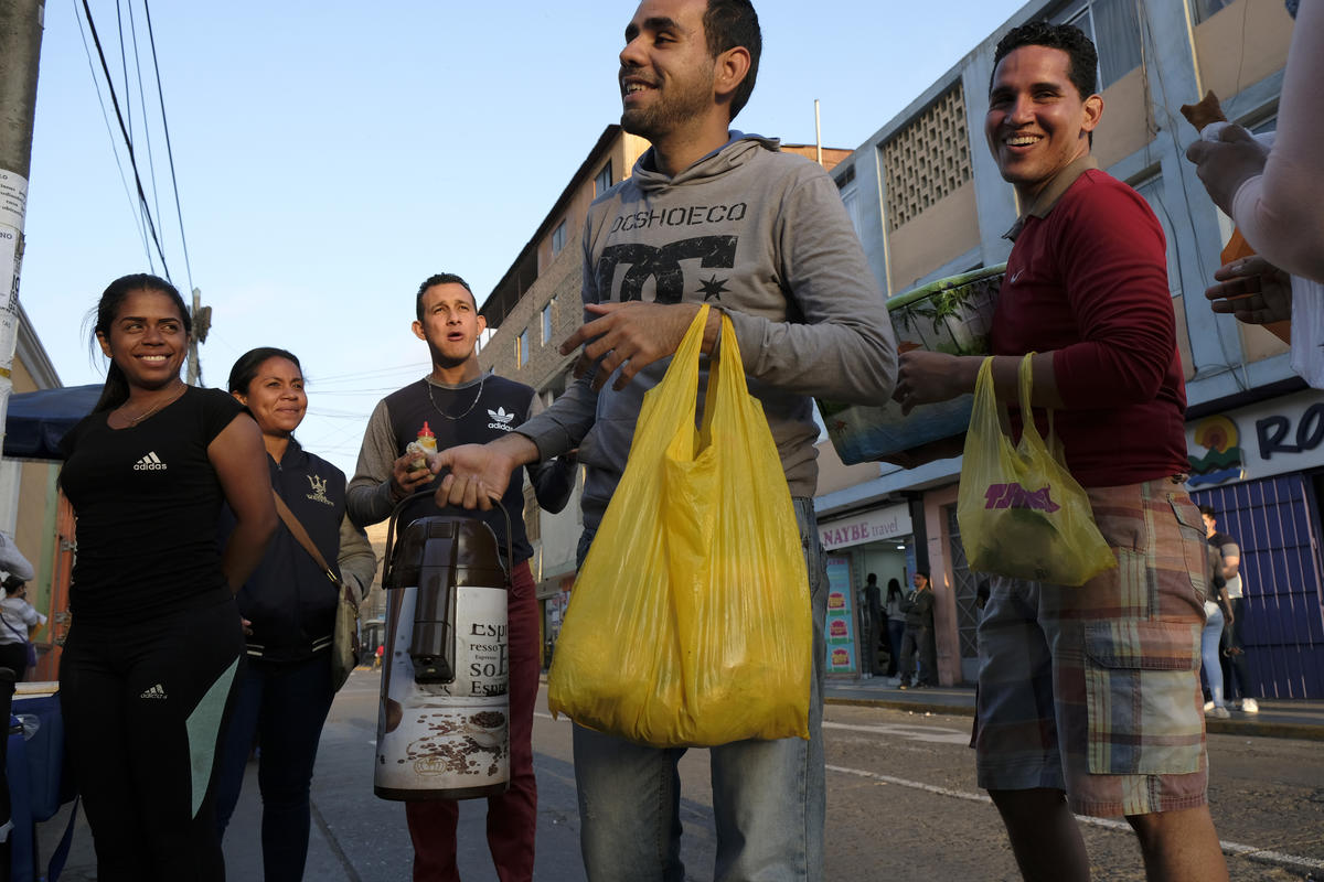 Peru. Venezuelans grateful to find support in Lima