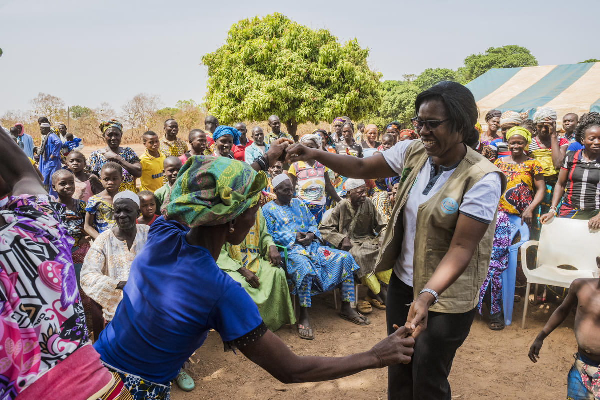 Côte d'Ivoire. UNHCR supporting an organisation campaigning against statelessness