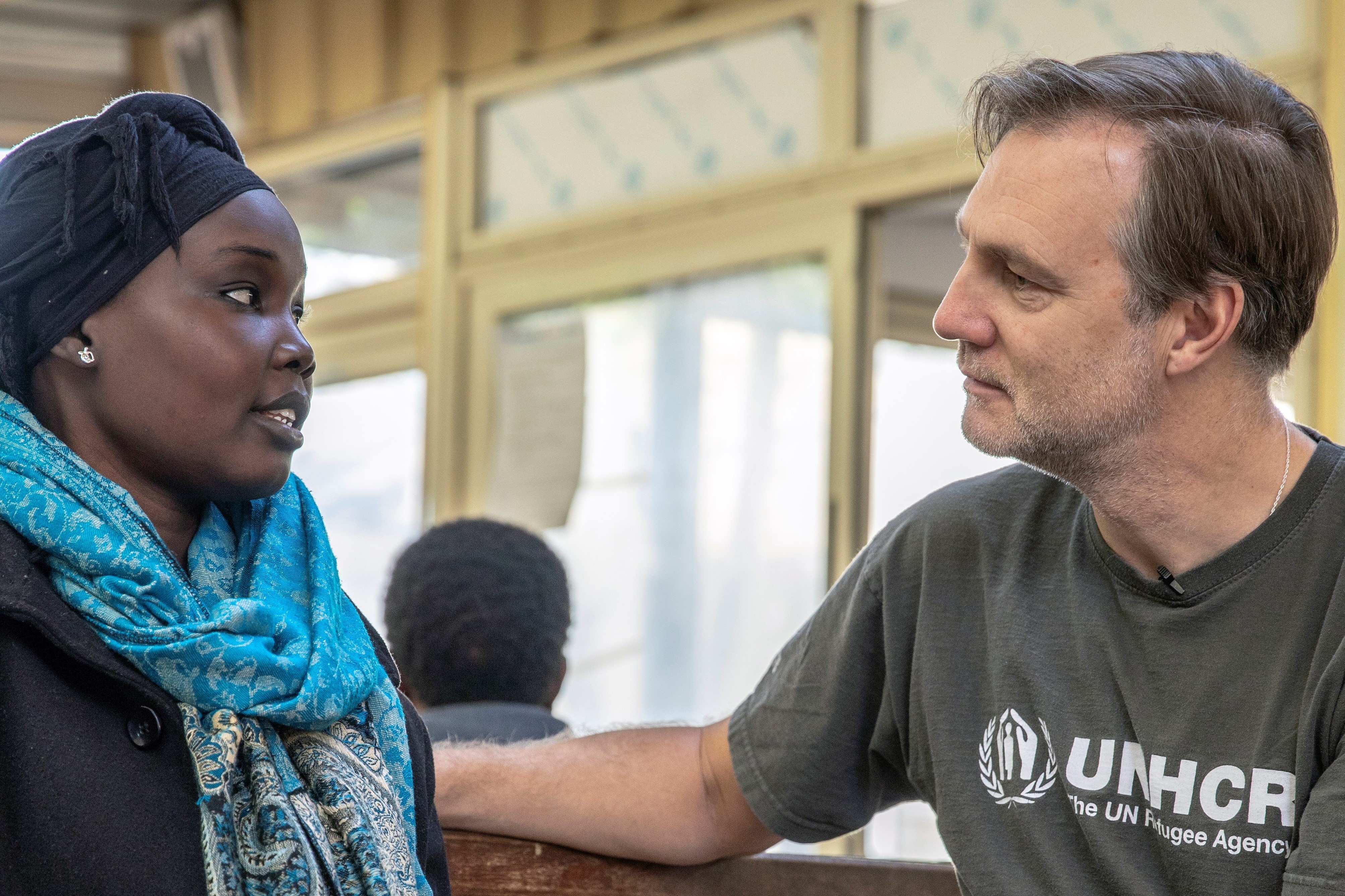 'From Syria to safety: actor David Morrissey meets a refugee family' video thumbnail