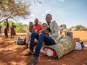 Ethiopia. First group of Somali refugees relocated to new settlement