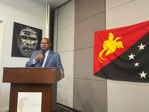 Dr Eric Kwa speaks at the inaugural working group meeting