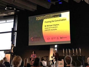 Mike Clayton, Head of Protection, UNHCR Multi-Country Office Canberra, represented UNHCR at the Global Mental Health Summit in Perth, Western Australia.
