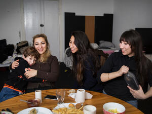 Denmark. Syrian mother reunited with children she feared had drowned