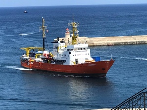 Malta. Aquarius sea-rescue