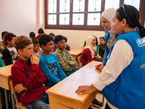 Syria. giving thousands of children a chance in quality education
