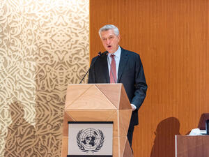 Switzerland. High Commissioner highlights challenges facing refugees