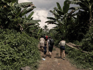 Panama. Refugees and migrants brave hazardous jungles of Darien Gap on their way north