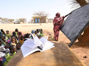 Chad. Sudanese graduate teacher hopes for chance to continue her studies