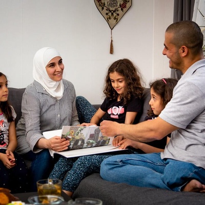Sweden. Resettlement provides lifeline for Syrian family