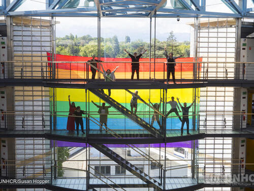 UN Refugee Agency UNHCR LGBTI people working with lesbian gay bisexual transgender intersex refugees