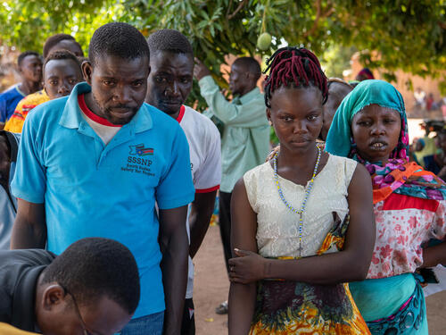 South Sudan. UNHCR helps refugee returnees access civil documents