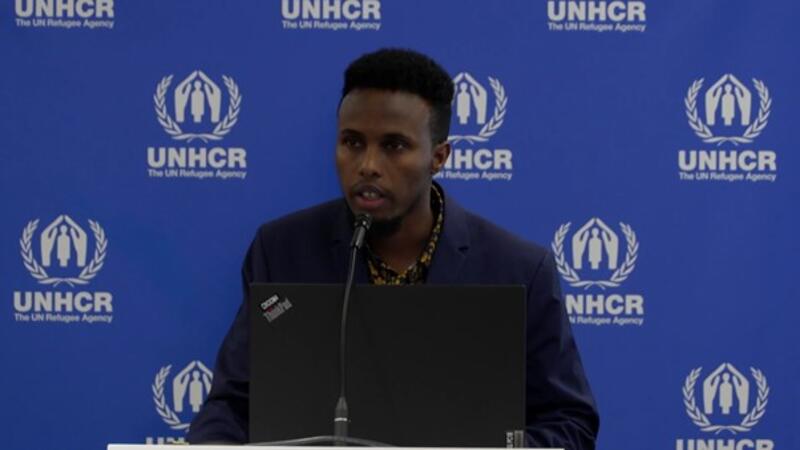 Abdinasir Hassan Abdilahi speaking