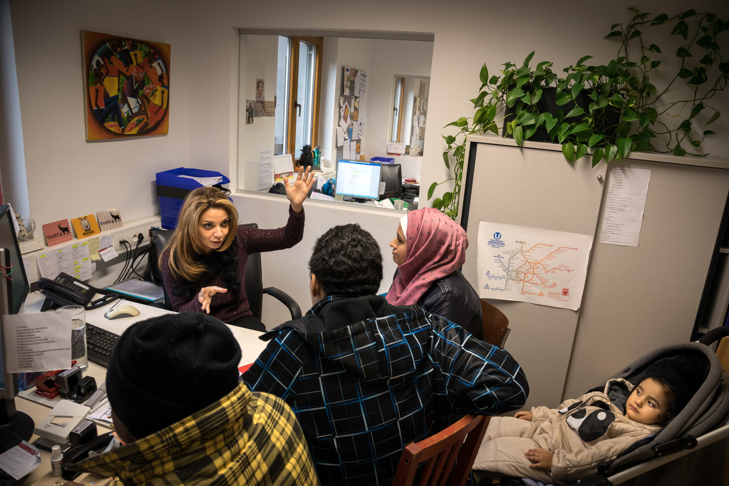 Austria. Refugee shelter founded in private initiative by a Austrian philanthropist Ute Bock