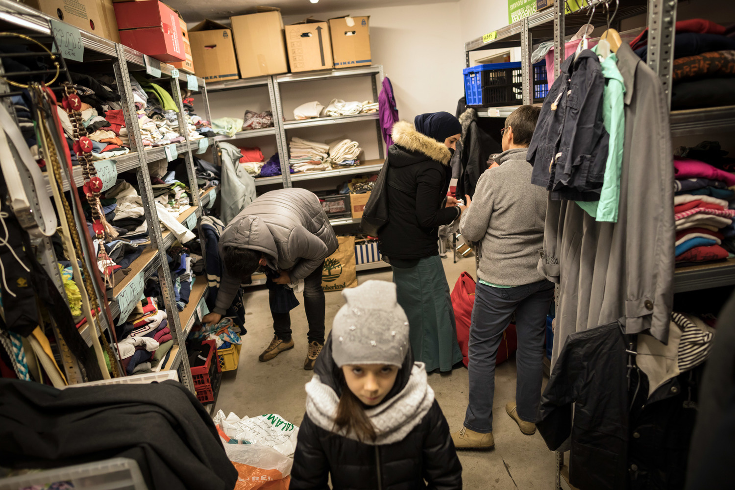 Austria. Refugee shelter founded in private initiative by a Austrian philanthropist Ute Bock