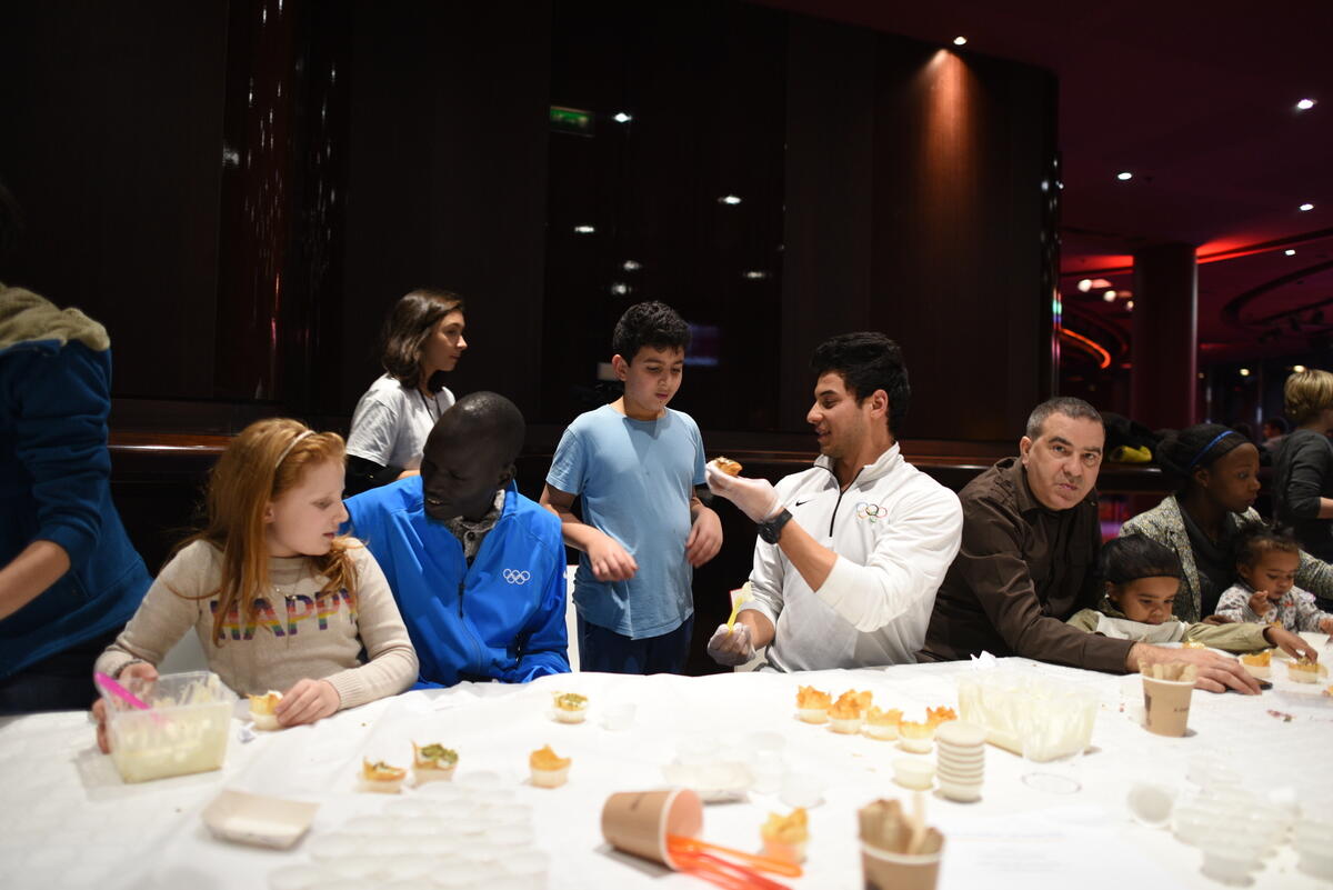 France. Yiech Pur Biel and Rami Anis in Paris