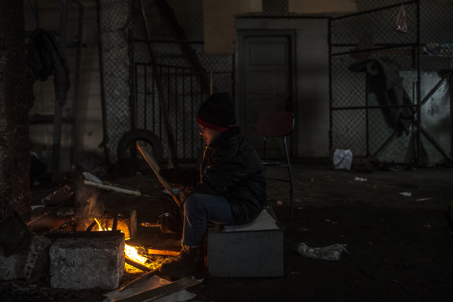 Serbia. Unaccompanied Afghan minor stuck in transit