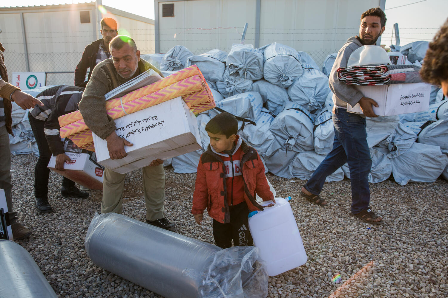 Iraq. IDPs from west Mosul reach safety