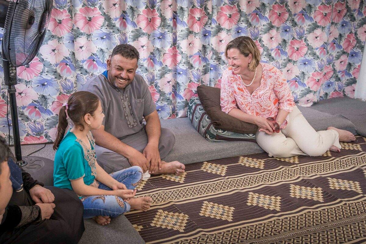 Jordan. Sustainable electricity improves the lives of Azraq refugees