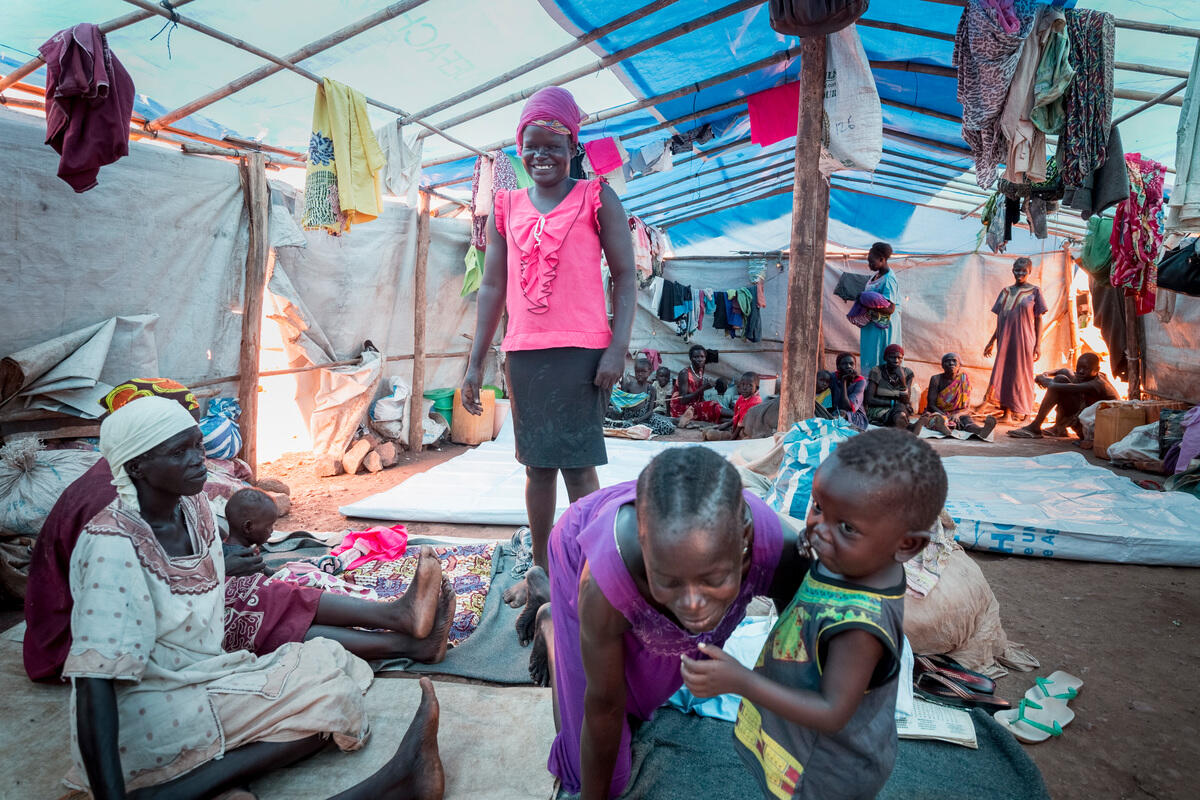 South Sudan. High Commissioner visits POC3 IDP Camp